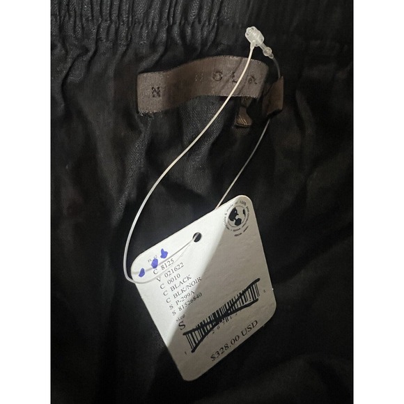 Free People Nicholas K Linen Short Black Pants Size Small - Picture 8 of 10